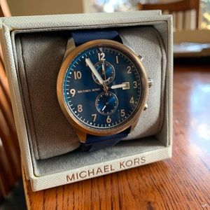 Blue Sports Band Michael Kors Watch